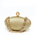 Oval Satin Clutch - Bagsero