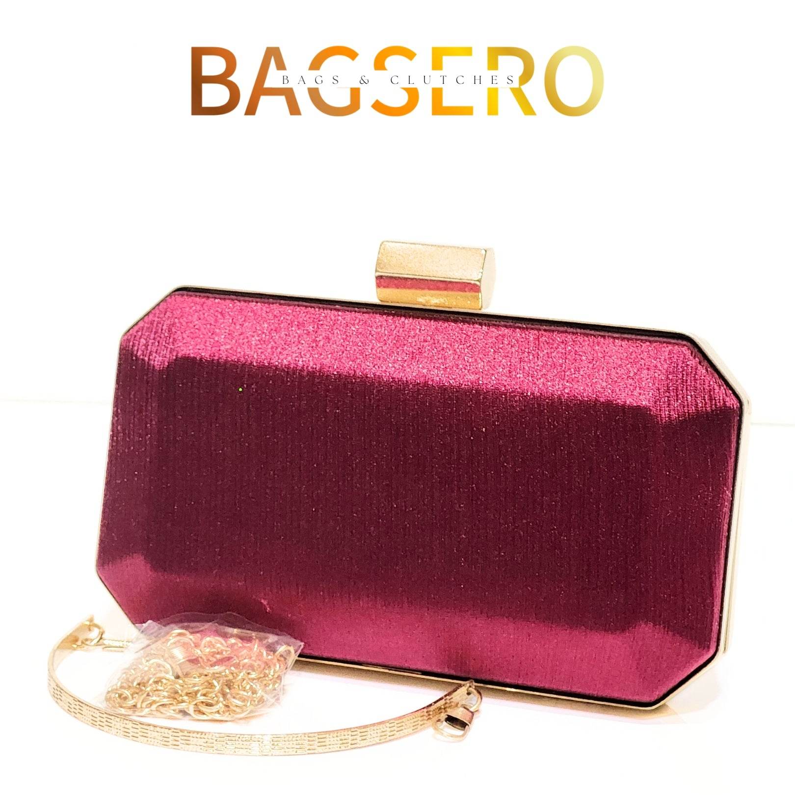Satin Shine Clutch - Bagsero