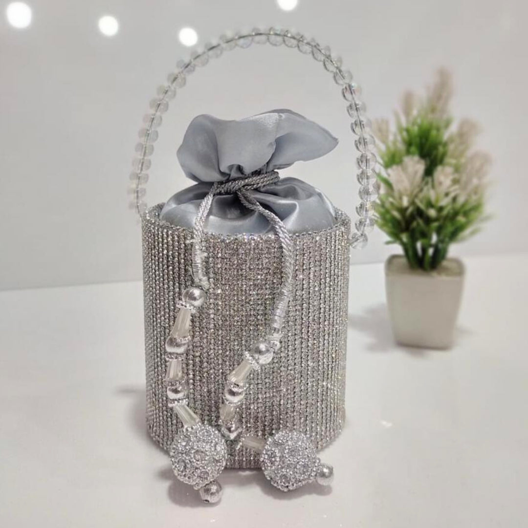 silver clutch